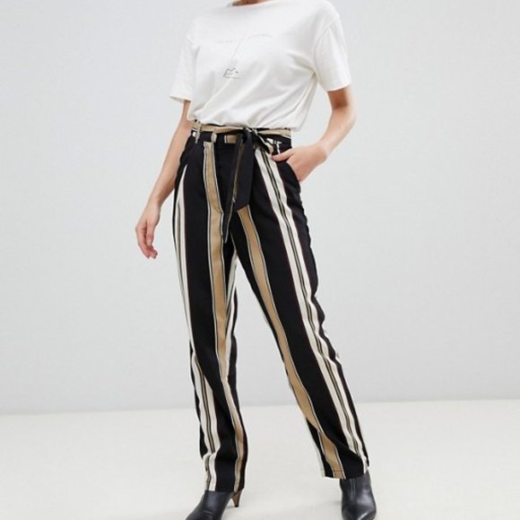 Stripe Wide Leg Pants - Picture 5 of 5